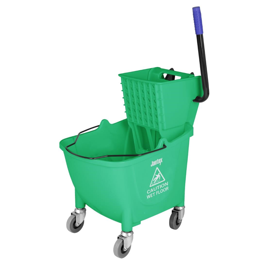 FW867 Jantex 30Ltr Dweil En Emmer Met Voetpedaalontgrendeling - Groen