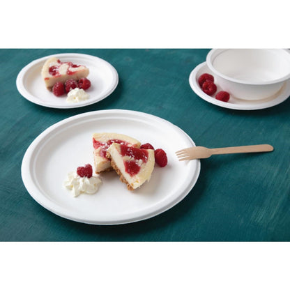 CW904 Fiesta Compostable composteerbare bagasse borden 26cm (50 stuks)