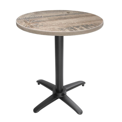 GP773 Bolero aluminium flip-top tafelpoot zwart