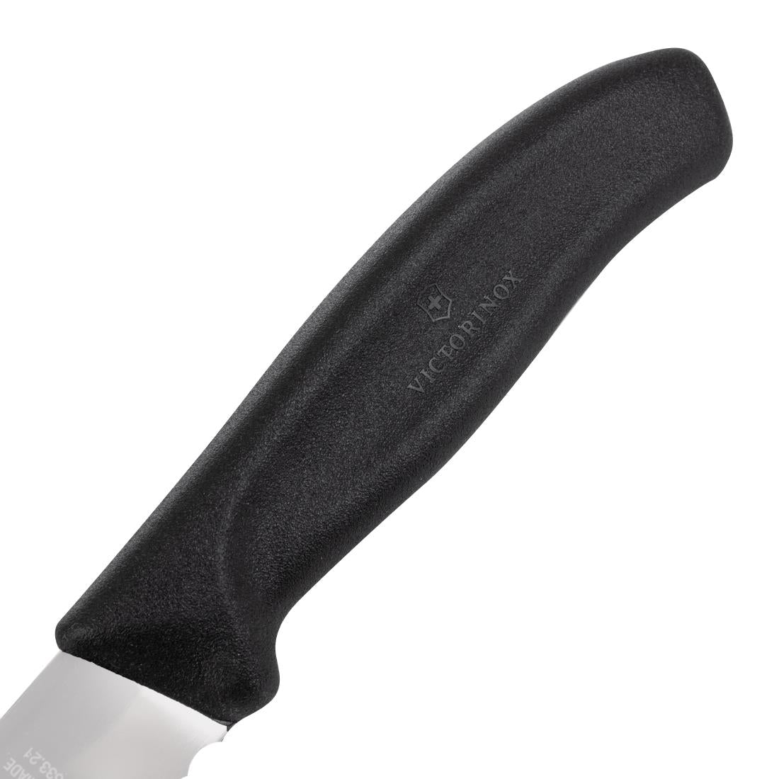 CX745 Victorinox broodmes 21cm zwart (blisterverpakking)