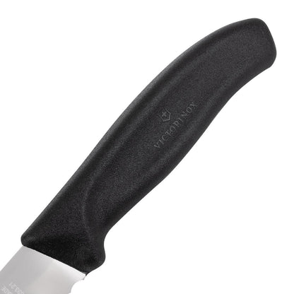 CX745 Victorinox broodmes 21cm zwart (blisterverpakking)