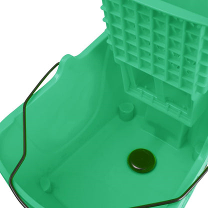 FW867 Jantex 30Ltr Dweil En Emmer Met Voetpedaalontgrendeling - Groen