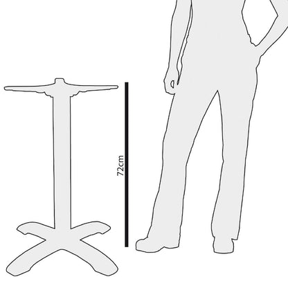 CE155 Bolero ornamentele gietijzeren tafelpoot 72(H)cm