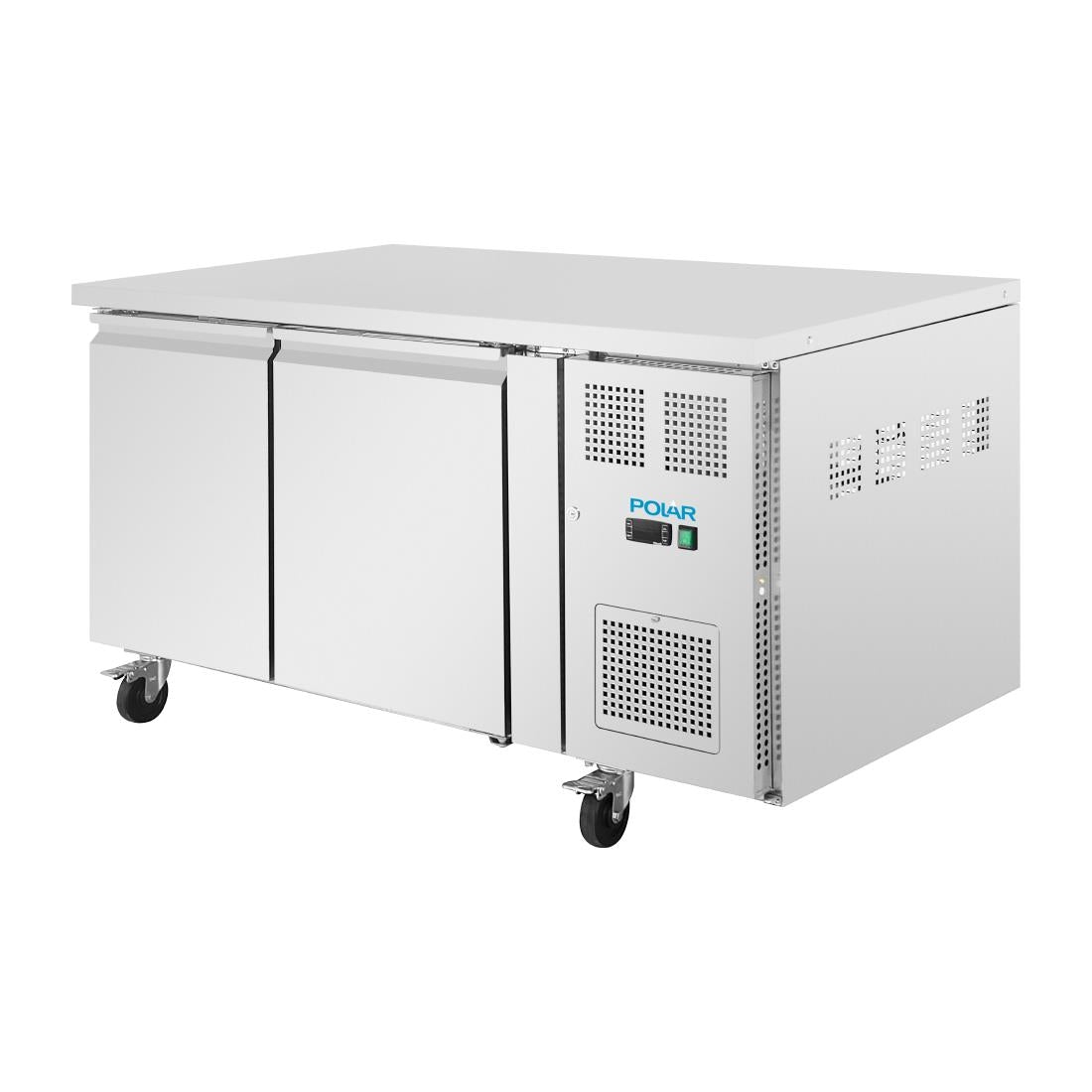 UA083 Polar U-serie 2-deurs counter met euronorm opslag 427Ltr