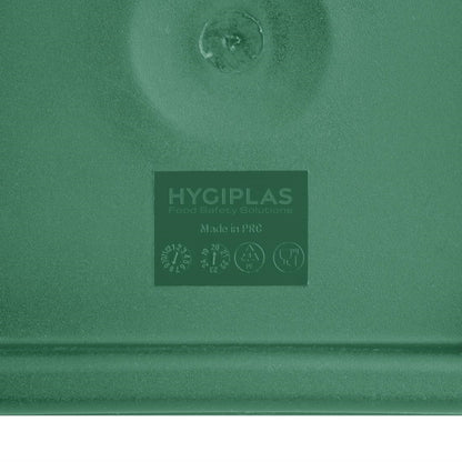CF046 Hygiplas vierkant deksel groen klein