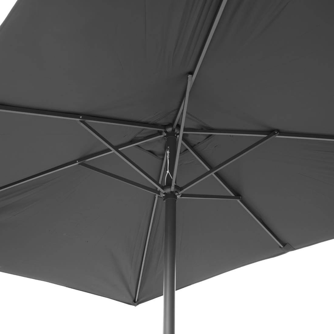 DZ871 Bolero Sevilla Vierkante Parasol 2X3M Zwart