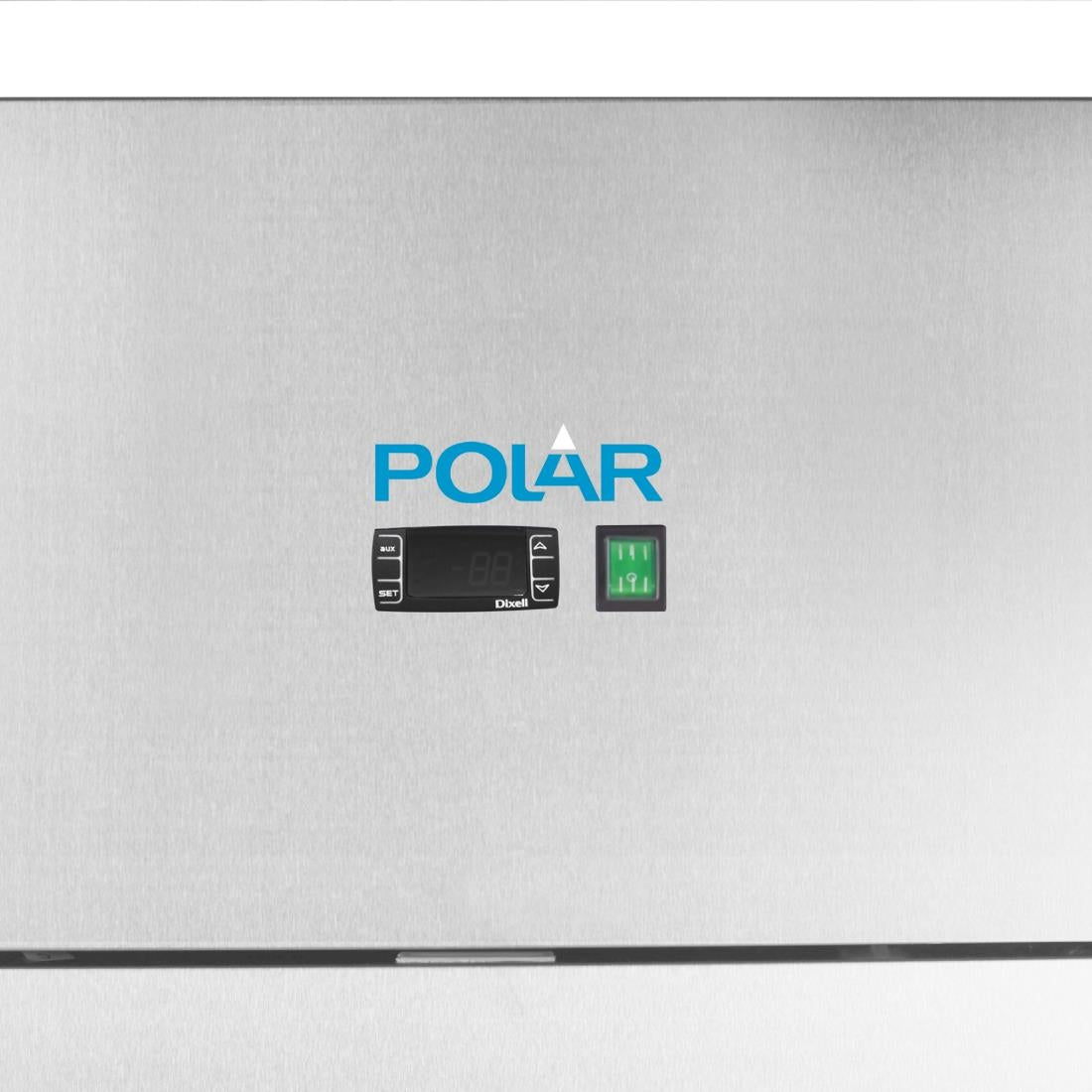 CW196 Polar G-serie opstaande dubbele stabiele deur gastro vriezer 1200ltr