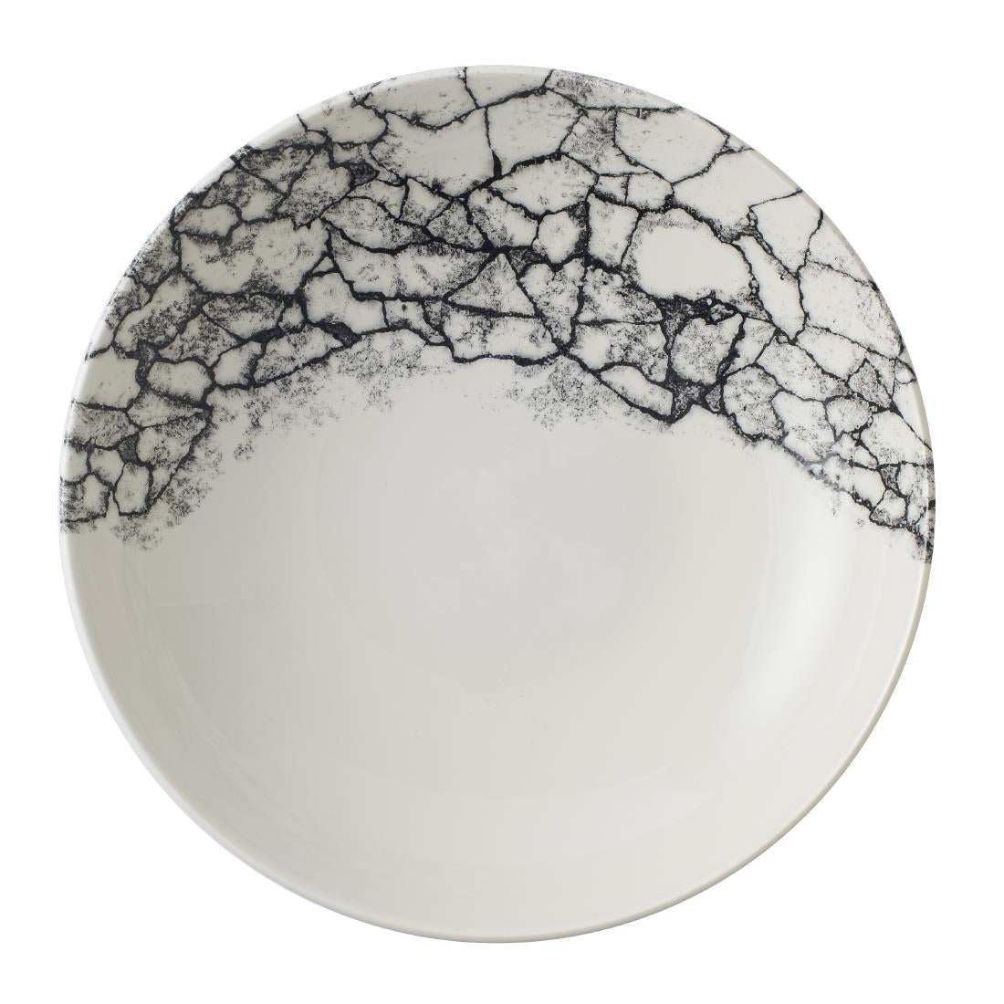 CU668 Churchill Kintsugi Accents Quartz Black Evolve Coupe Kom 24.8cm (12 stuks)