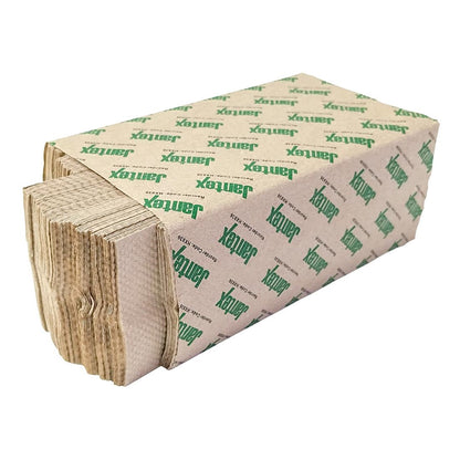 HX936 Jantex Groen 100% Gerecycleerde C-Vouw Handdoeken 2-laags (2250 Vellen)