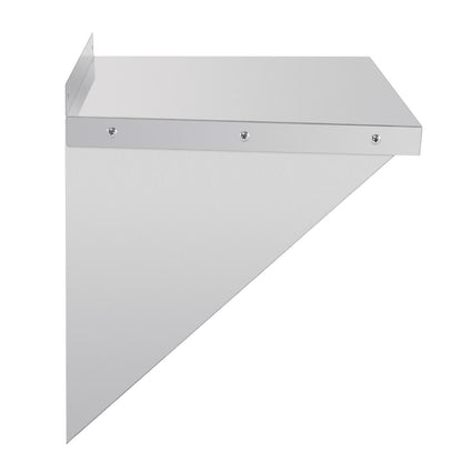 CB912 Vogue RVS oven/magnetron wandplank 56x56cm