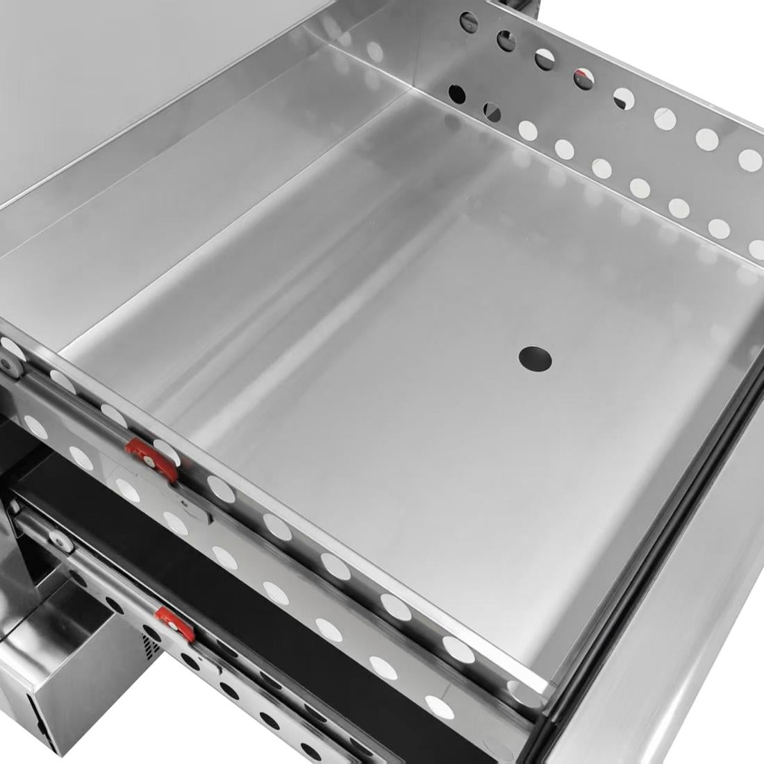 DA996 Polar U-serie compacte koel-vrieswerkbank 2 lades 4x GN 1/1