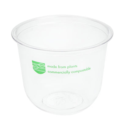 FS173 Vegware 96-serie composteerbare ronde bakjes 355ml (1000 stuks)