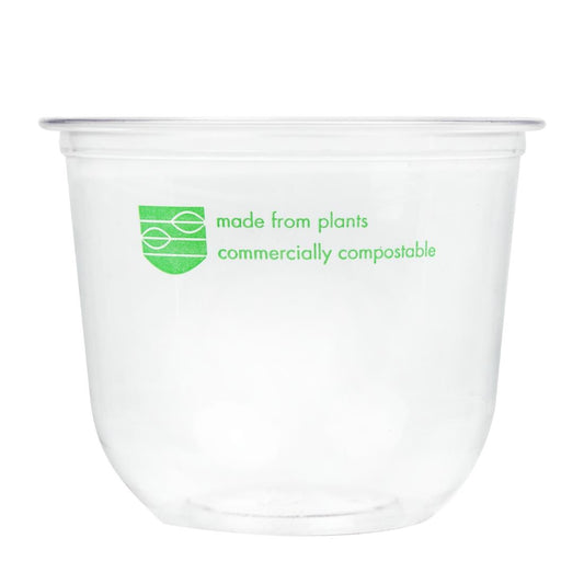 FS173 Vegware 96-serie composteerbare ronde bakjes 355ml (1000 stuks)