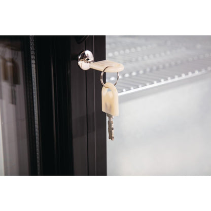 GL006 Polar G-serie 3-deurs barkoeling met schuifdeuren zwart 330L