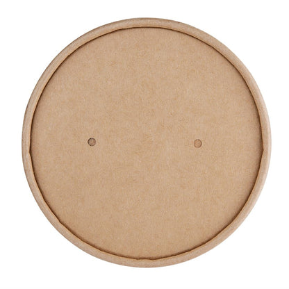 FB557 Fiesta Compostable papieren deksel voor soepbekers FB166, FB168 (500 stuks)