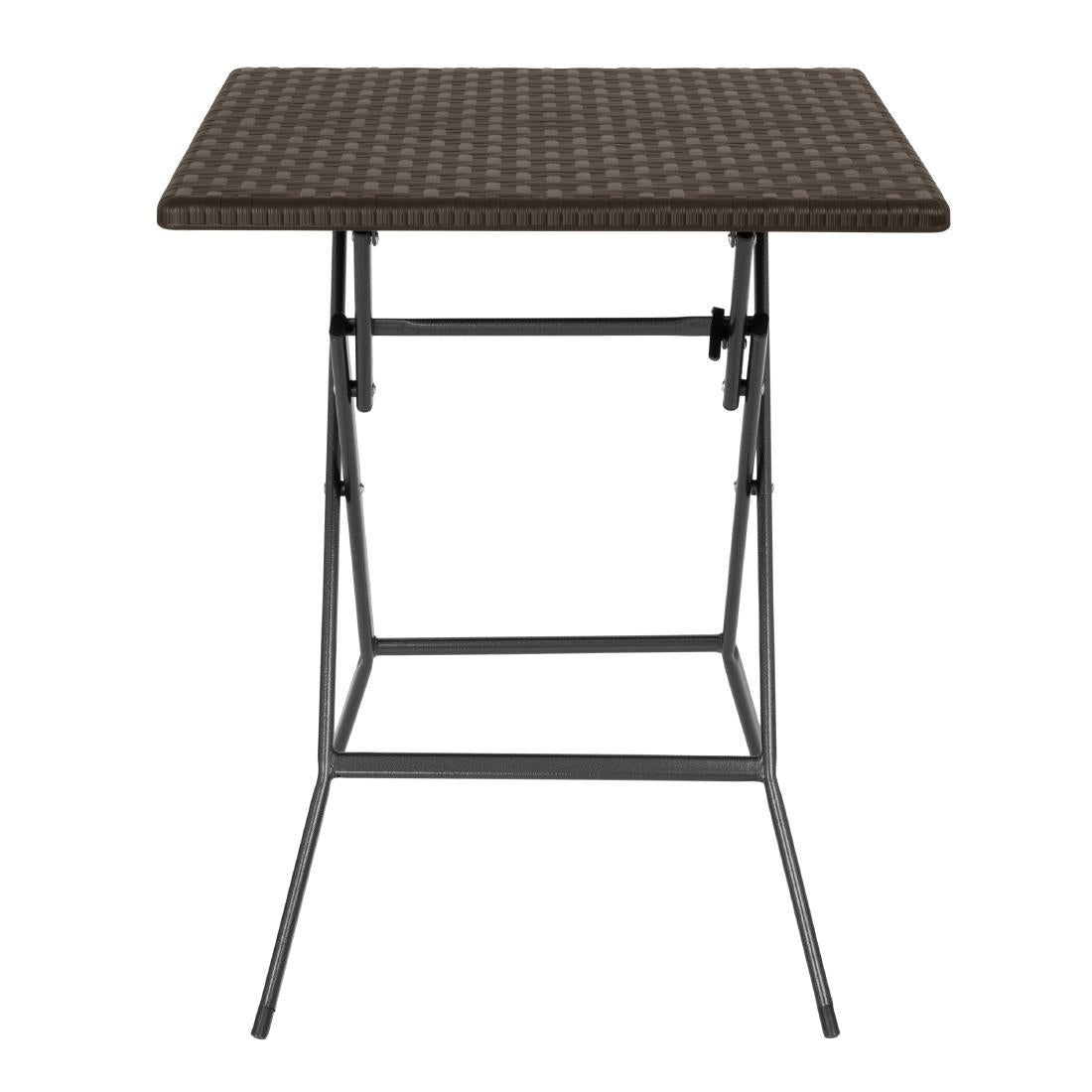 GR773 Bolero Vierkante Opvouwbare Tafel Bruin 620mm