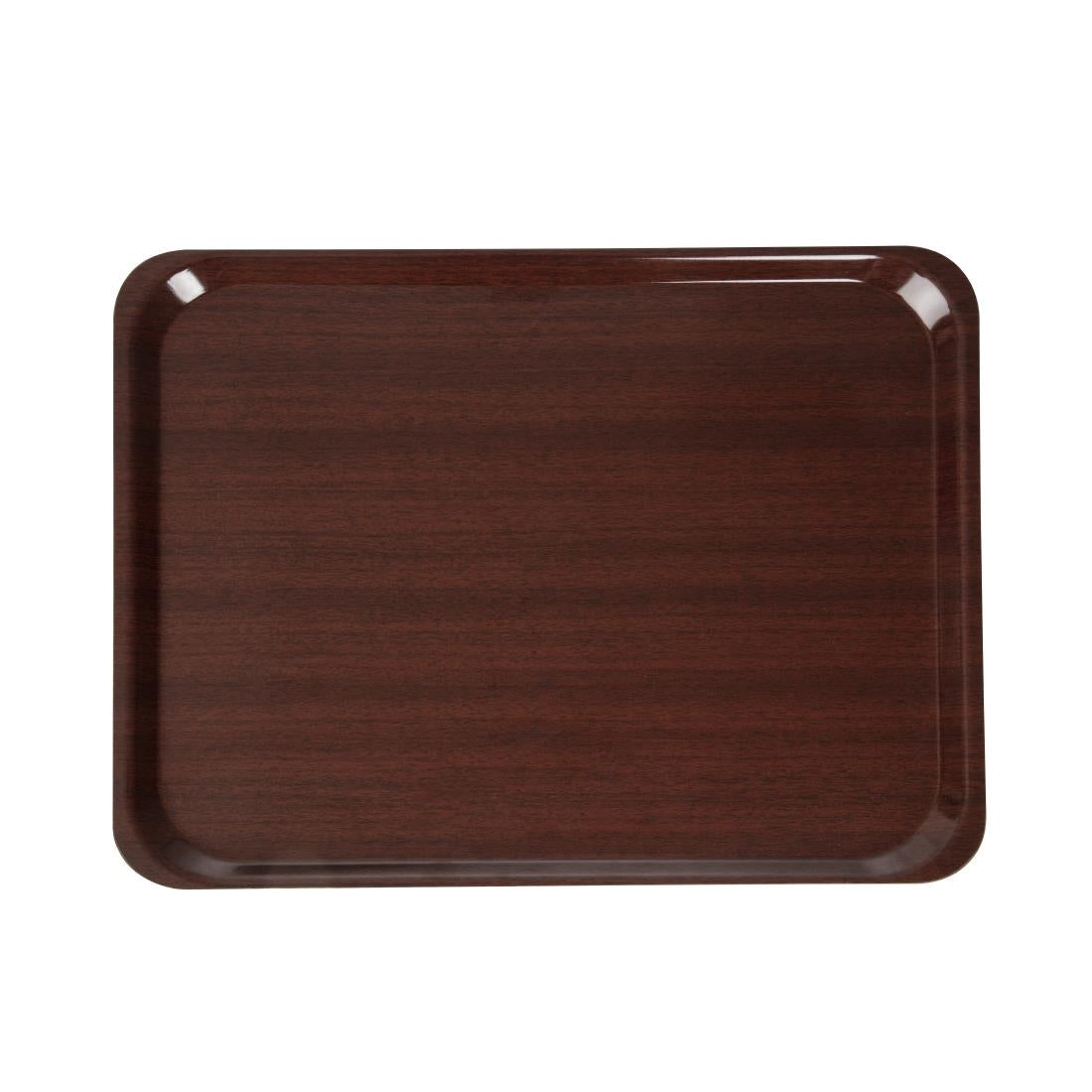 U417 Cambro Capri gelamineerd dienblad mahonie 46x36cm