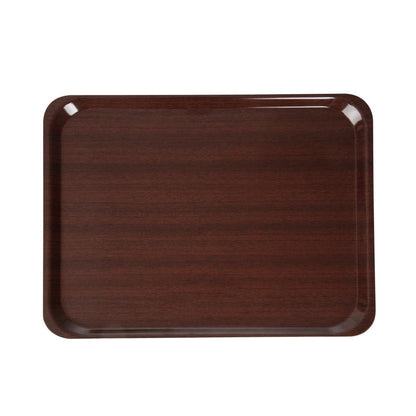 U417 Cambro Capri gelamineerd dienblad mahonie 46x36cm