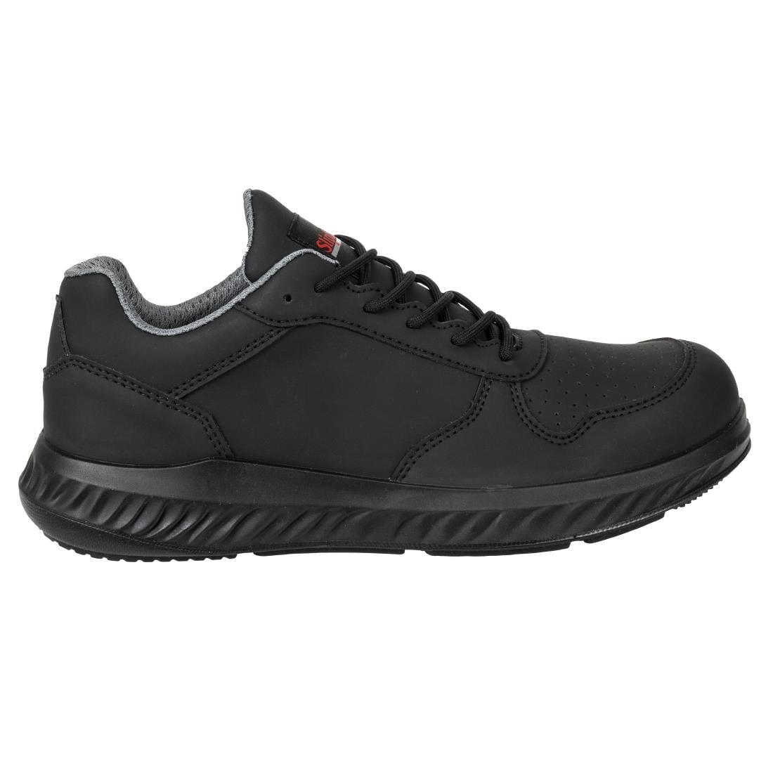 BA063-38 Slipbuster sneakers van gerecyclede microvezels matzwart 38