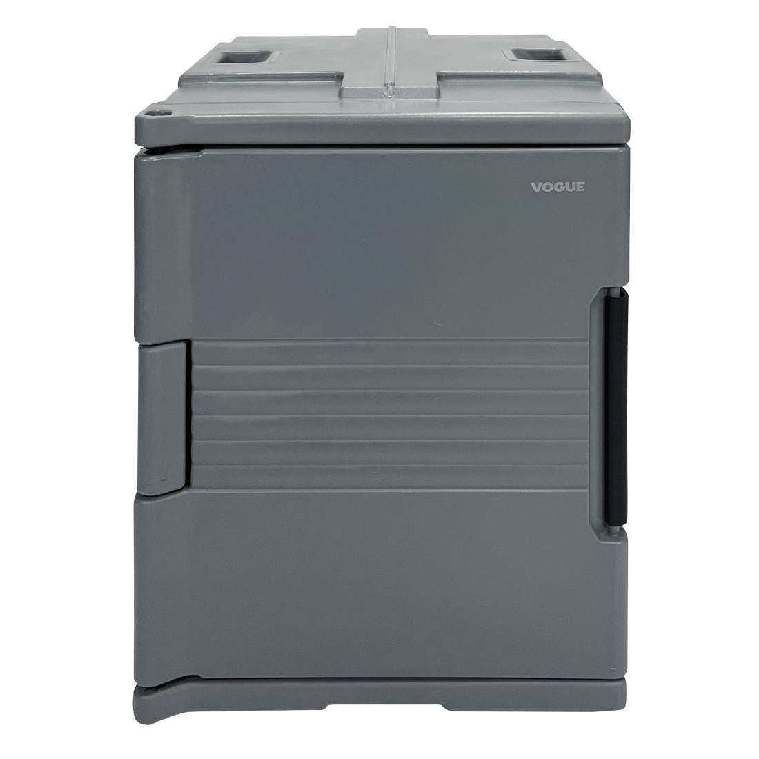 DX993 Vogue Thermo-Box 600 Voorlader Box Zwart Voor GN Bak Afmeting - 465X610x630mm