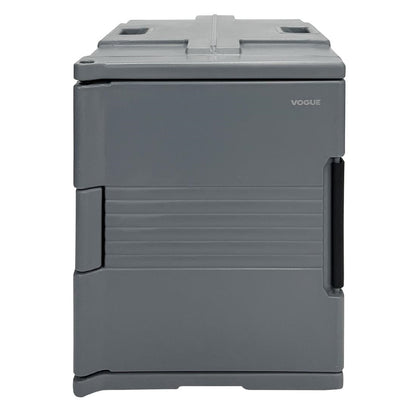 DX993 Vogue Thermo-Box 600 Voorlader Box Zwart Voor GN Bak Afmeting - 465X610x630mm
