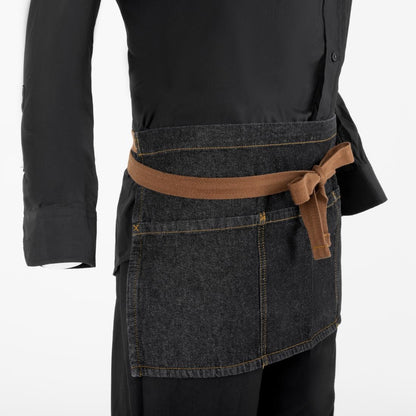B591 Chef Works Urban Memphis Heupschort zwart