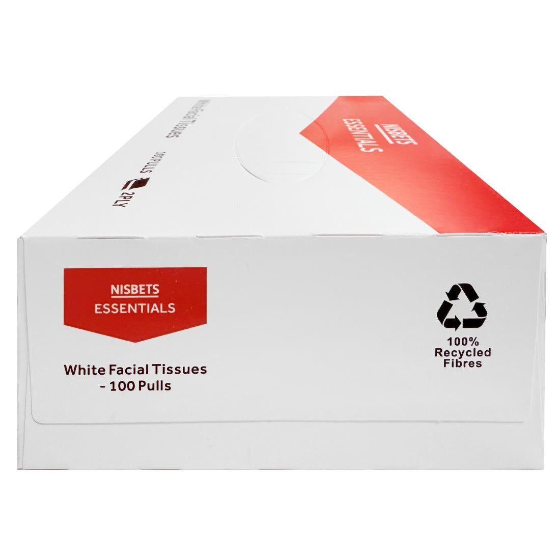 HY596 Nisbets Essentials Witte Gezichtsdoekjes - 100 Vel (36 Stuks)