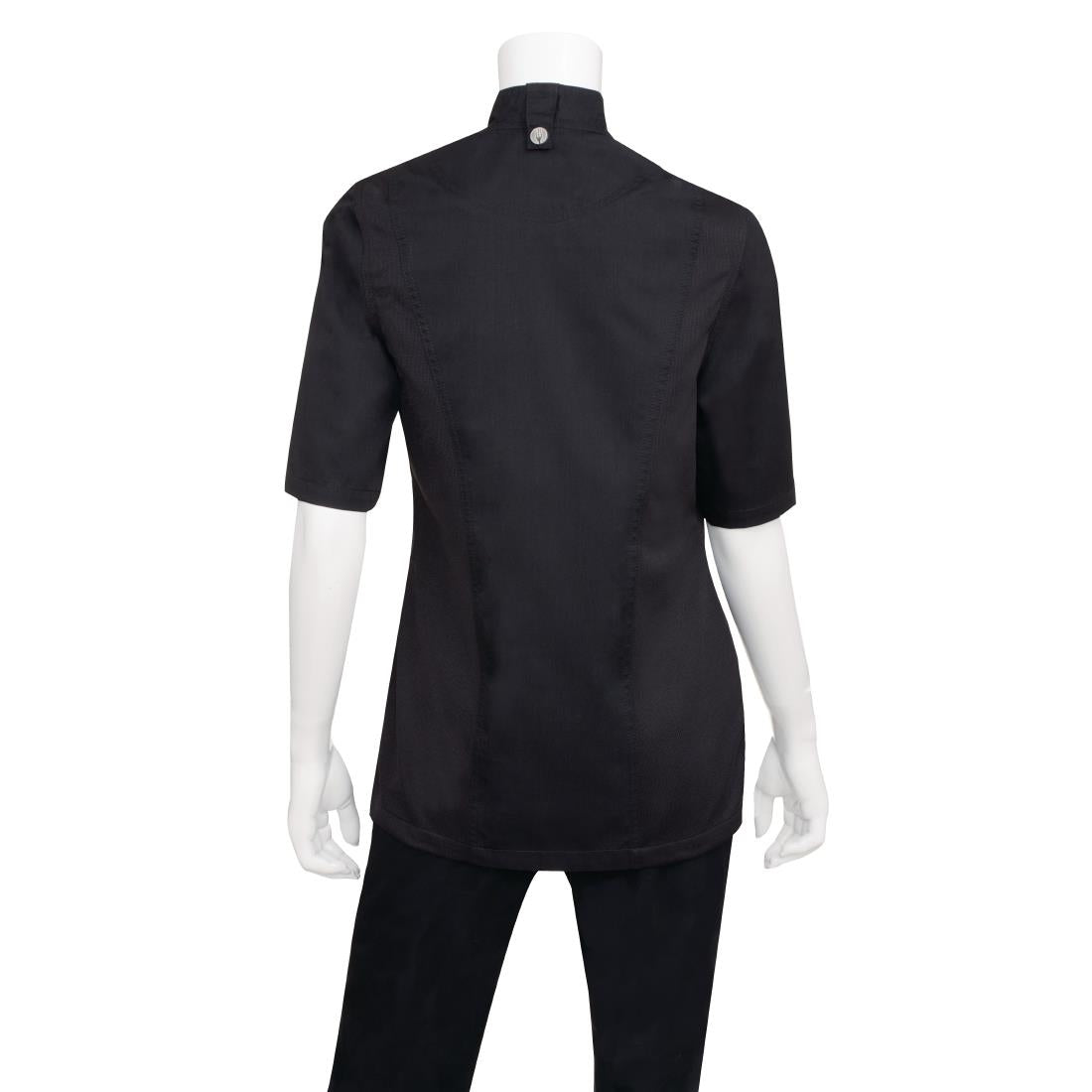 BB051-XXL Chef Works Springfield dames koksbuis zwart XXL