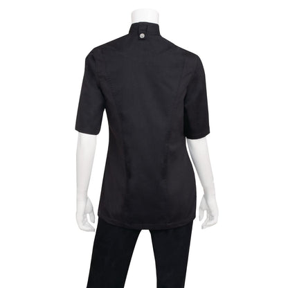 BB051-XXL Chef Works Springfield dames koksbuis zwart XXL