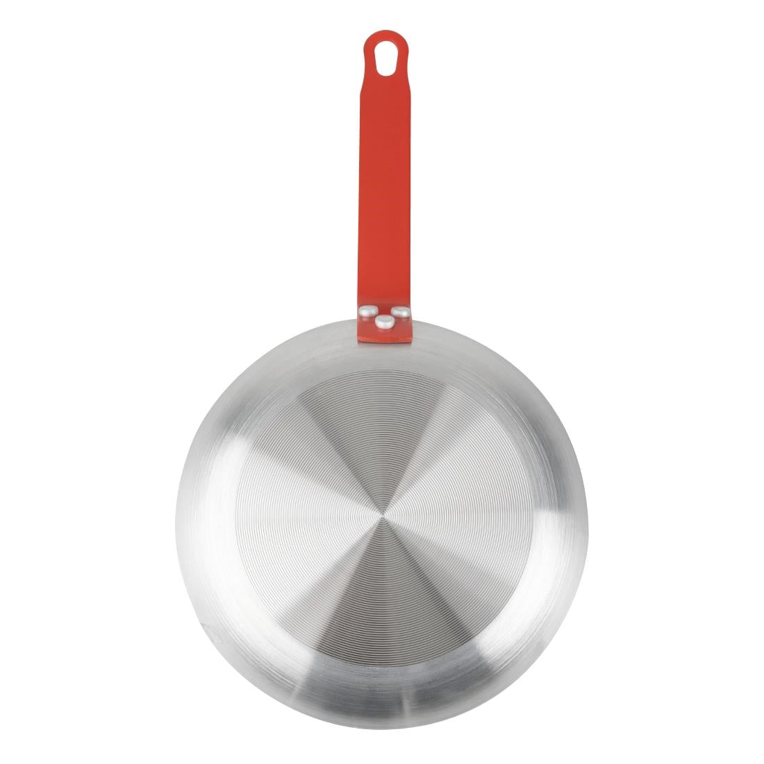 FB474 Hygiplas Teflon Platinum Plus anti-aanbak koekenpan 240mm rood handvat