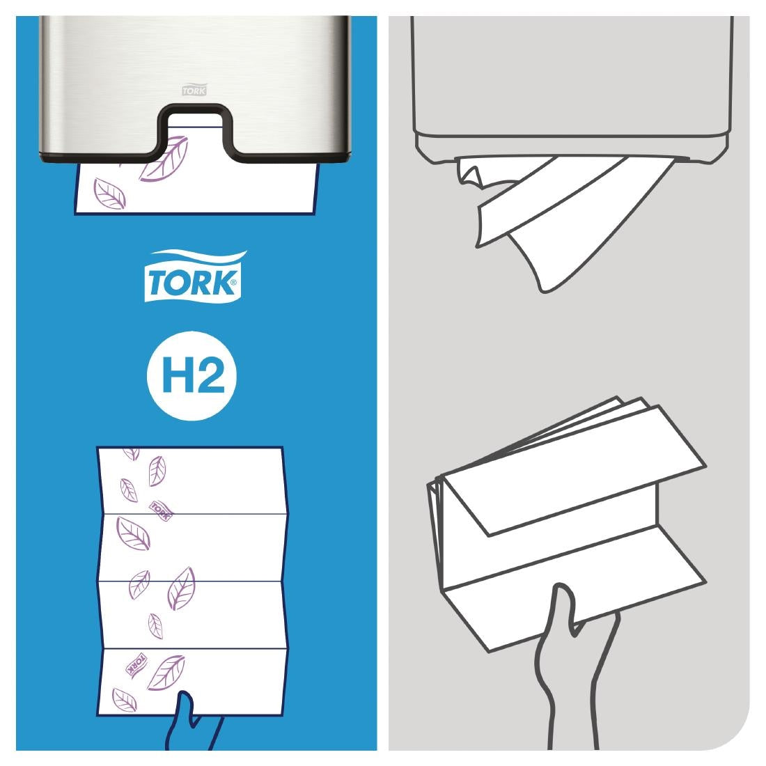 FA705 Tork Xpress multifold handdoeken 2-laags (2100 stuks)