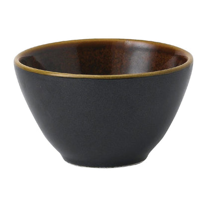 FD817 Churchill Super Vitrified Nourish Black Onyx Two Tone Contour Schalen 240ml (12 stuks)