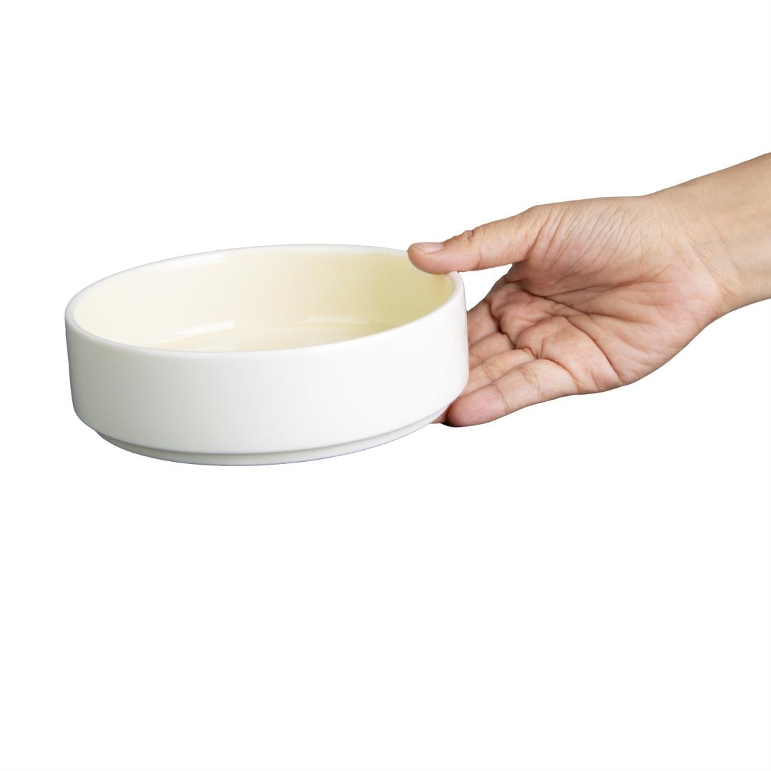 CU410 Olympia Fondant Kommen Lemon Geel 152mm (6 Stuks)