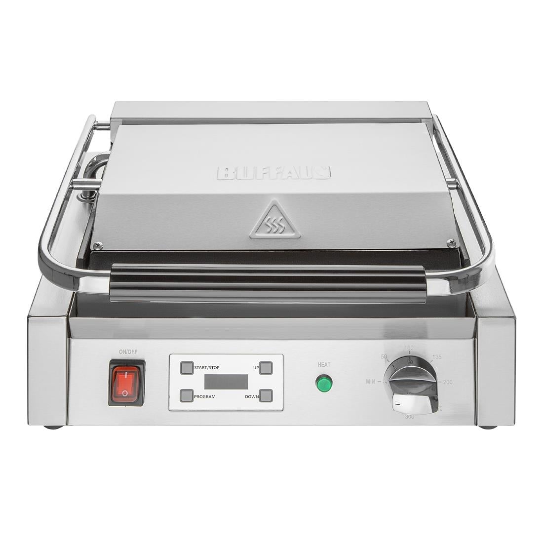 CU607 Buffalo Extra Grote Contactgrill Enkelvoudige Vlakke Plaat