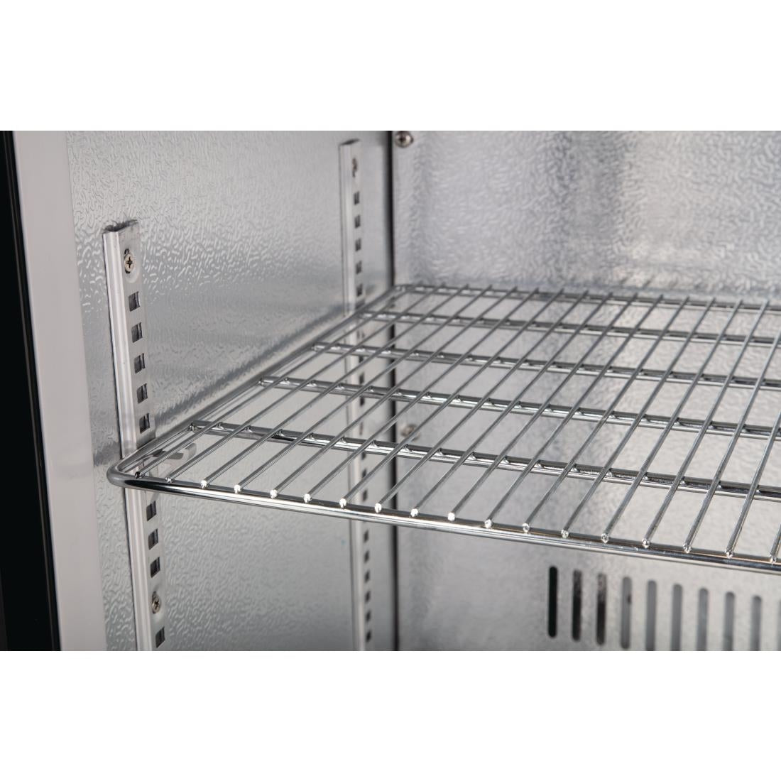GL004 Polar G-serie 3-deurs barkoeling met klapdeuren zwart 330L
