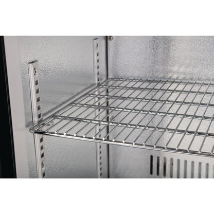 GL004 Polar G-serie 3-deurs barkoeling met klapdeuren zwart 330L