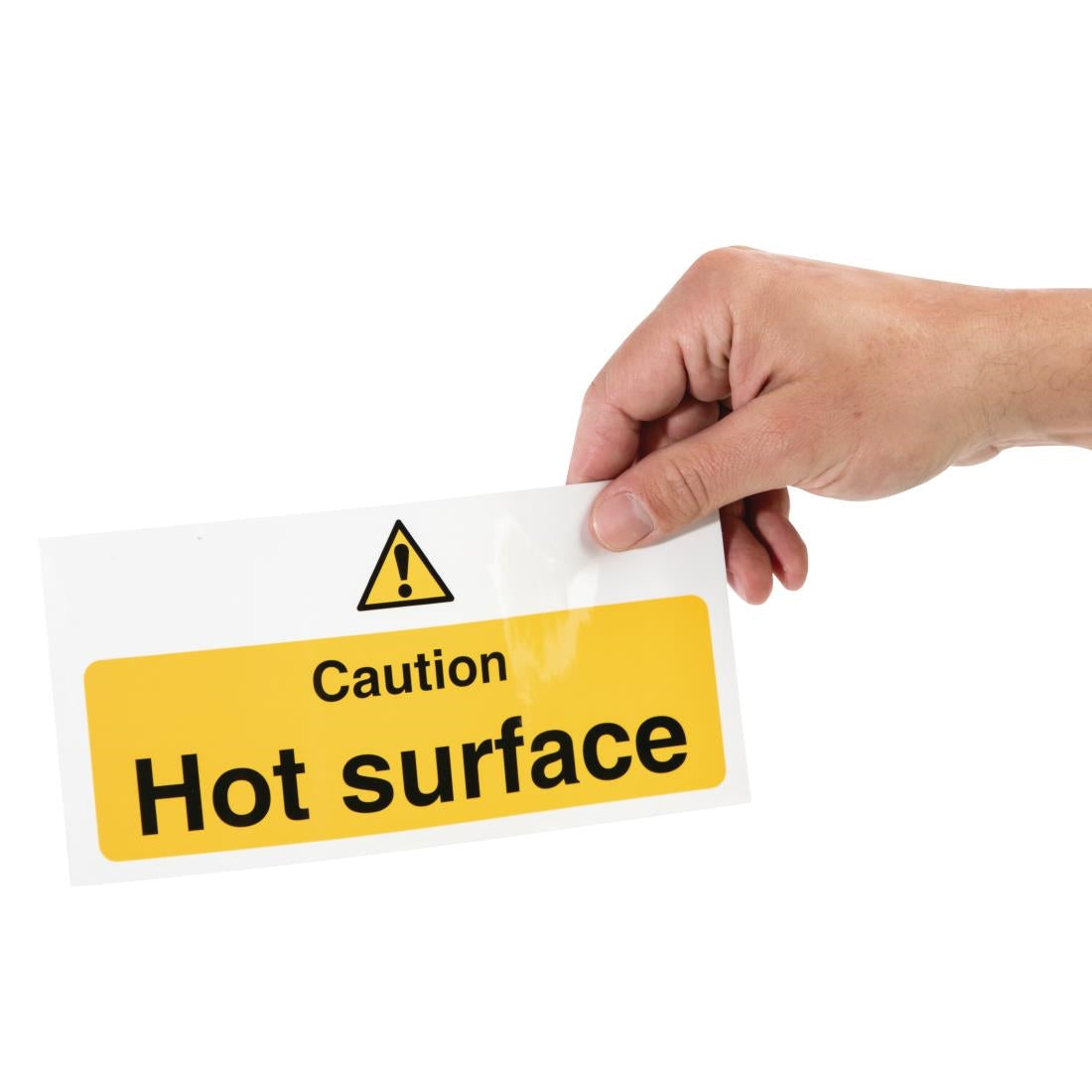 L848 Vogue 'Caution - Hot surface' waarschuwingsbord