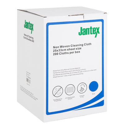 HT495 Jantex Groen Composteerbare Reinigingsdoek Blauw (200 stuks)