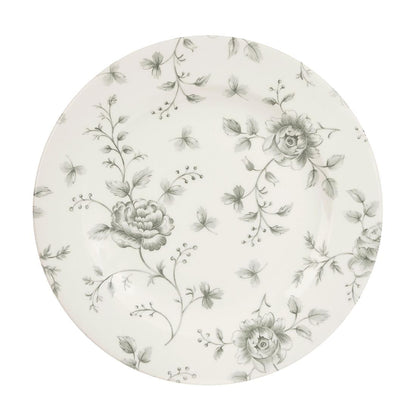 DA666 Churchill Rose Chintz Grey Bord 21cm (6 stuks)