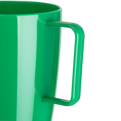 CE287 Olympia Kristallon polycarbonaat bekers met oor groen (12 stuks)