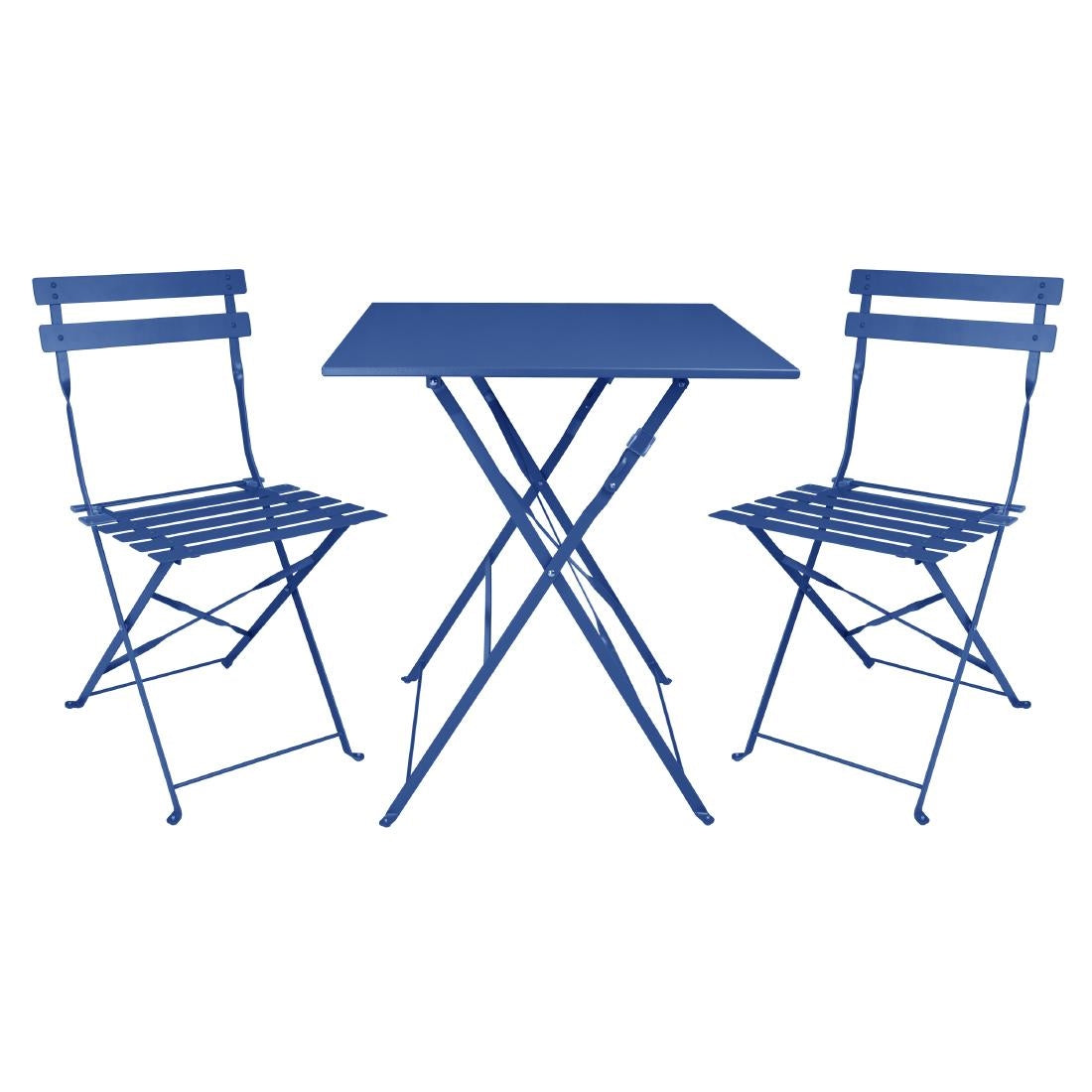FU541 Bolero Perth Pavement Style Klapstoelen Donker Marineblauw (2 stuks)
