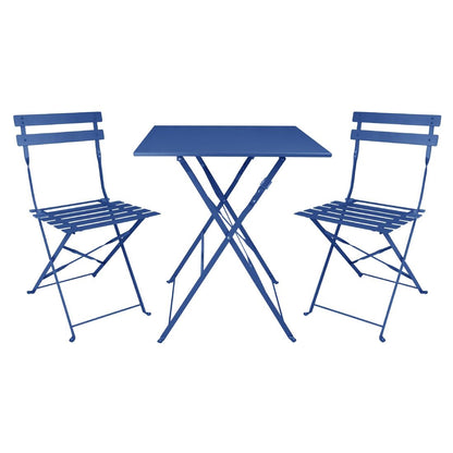 FU541 Bolero Perth Pavement Style Klapstoelen Donker Marineblauw (2 stuks)
