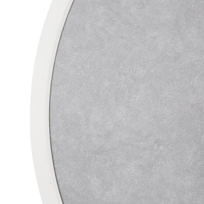 DL485 Bolero Rond Tafelblad Van Glasvezel, Grijs Steeneffect, 580mm