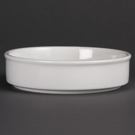 DK828 Olympia Whiteware Stapelbare Tapasschaaltjes 13,4cm (6 Stuks)