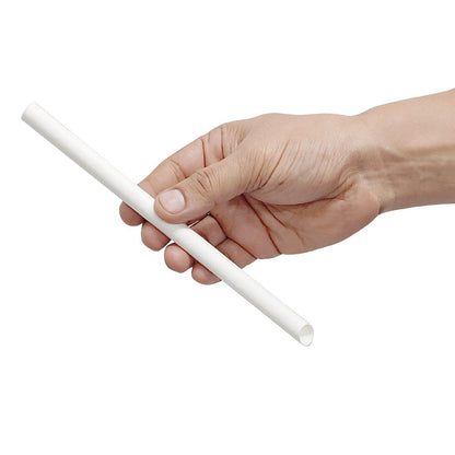 HU369 Fiesta Composteerbare Bubble Tea Rietje Wit 12X210mm (150 stuks)