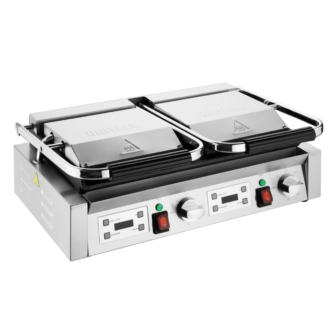 CU610 Buffalo Extra Grote Contactgrill Dubbele Vlakke Plaat