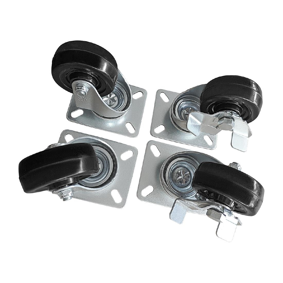 AS858 Polar zwenkwielen (4 stuks)
