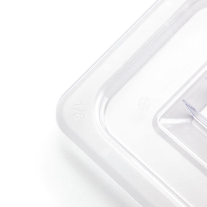 U248 Vogue polycarbonaat 1/6 gastronorm deksel helder