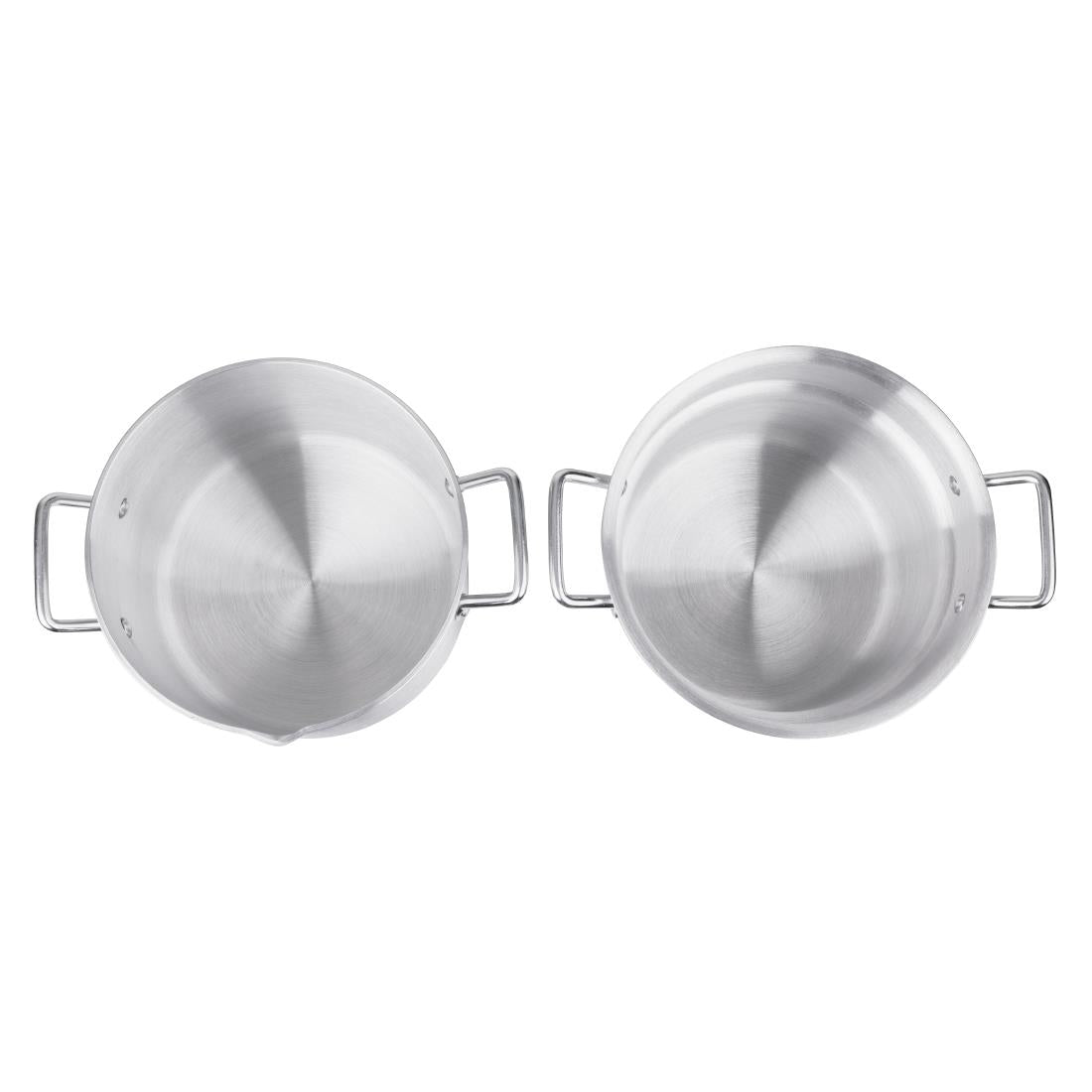 K645 Vogue aluminium pan met au bain marie inzet 10Ltr