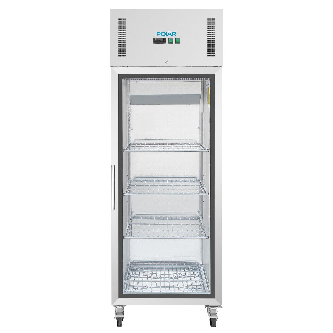CW197 Polar G-serie Gastro 1-deurs koeling met glazen deur 600Ltr